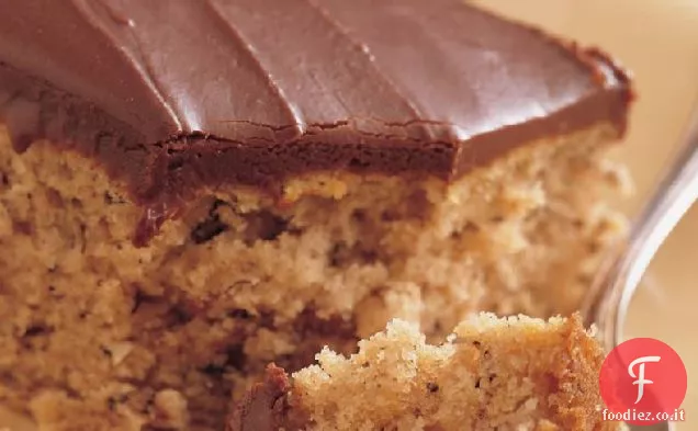 Torta di banana con glassa fondente