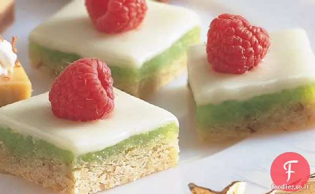 Barrette di cioccolato bianco al Lime