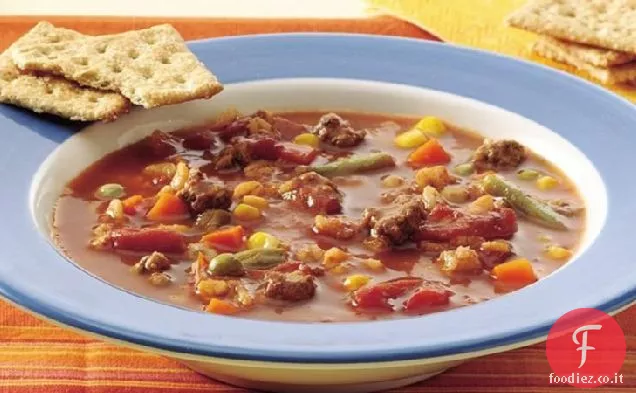 Zuppa di verdure-manzo-orzo