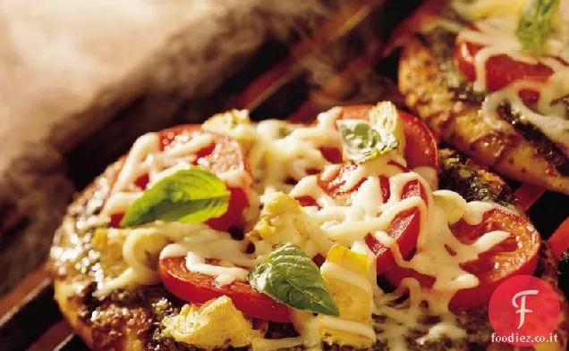 Pizza al Pesto alla griglia