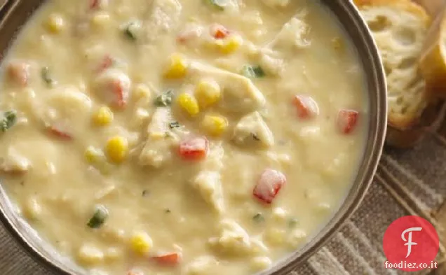 Formaggio purè di patate Zuppa di pollo