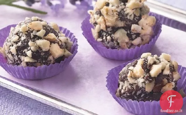Tartufi di Cioccolato Fondente-Nocciola