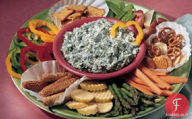 Salsa di spinaci salata (più leggera )