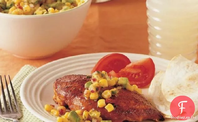Pollo Taco con salsa di mais