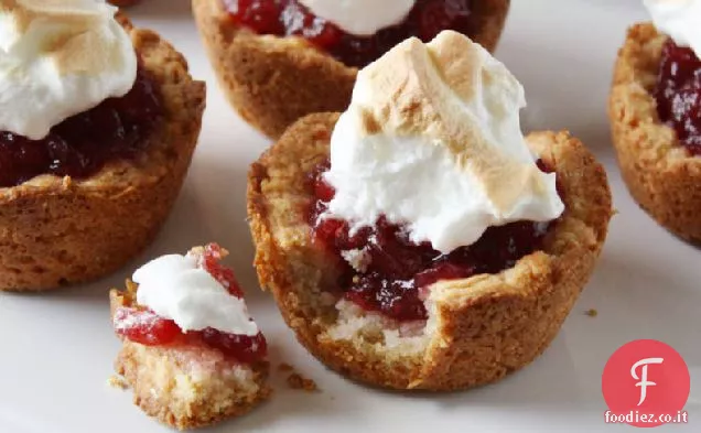 Mini Cranberry Meringa Torte