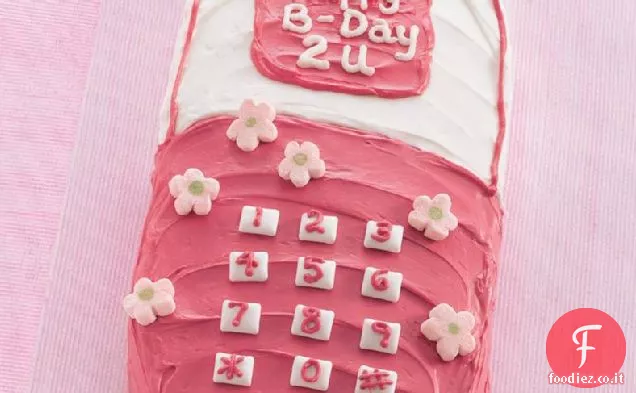 Buon compleanno Torta cellulare