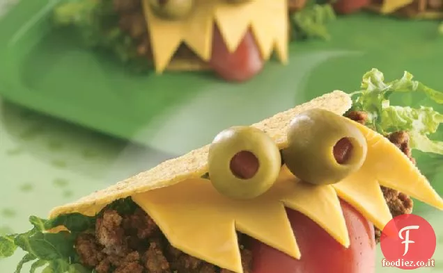 Mostro di Halloween-Bocca Tacos