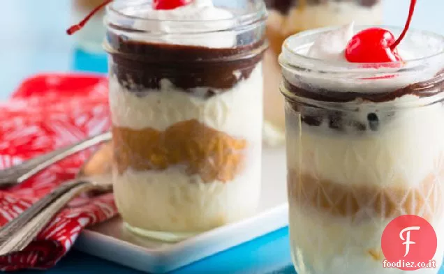 Burro di arachidi Sundaes-in-a-tazza