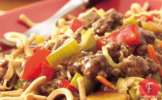 Carne macinata Chow Mein