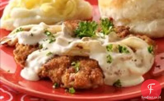 Bistecche fritte di campagna