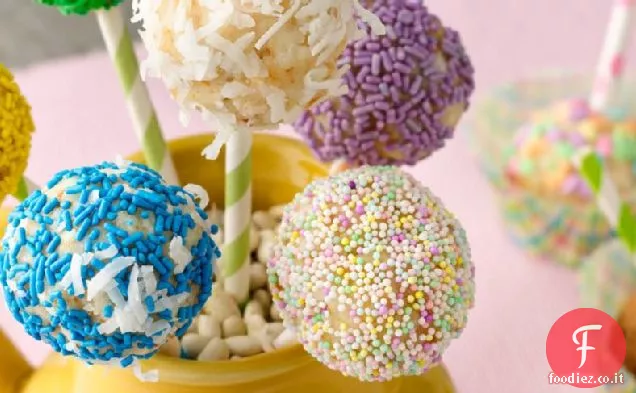 Piña Colada Cake Pops