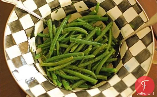Fagiolini con Vinaigrette di Dragoncello