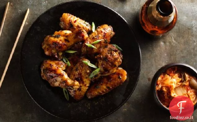 Ali di pollo thai speziate alla griglia