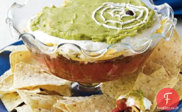 Halloween stratificato Spiderweb Dip