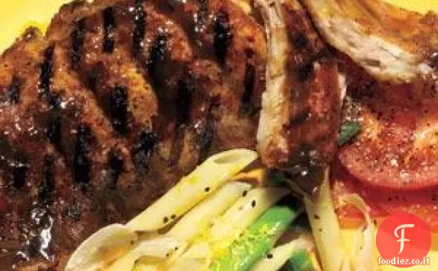 Baby-back Costole con miele e senape Glassa ricetta