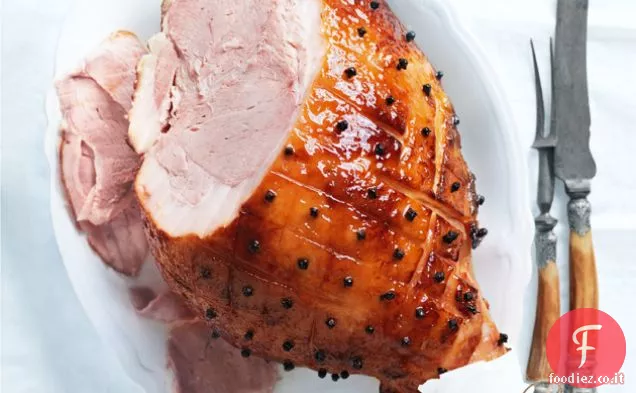 Whisky, marmellata e senape Prosciutto glassato