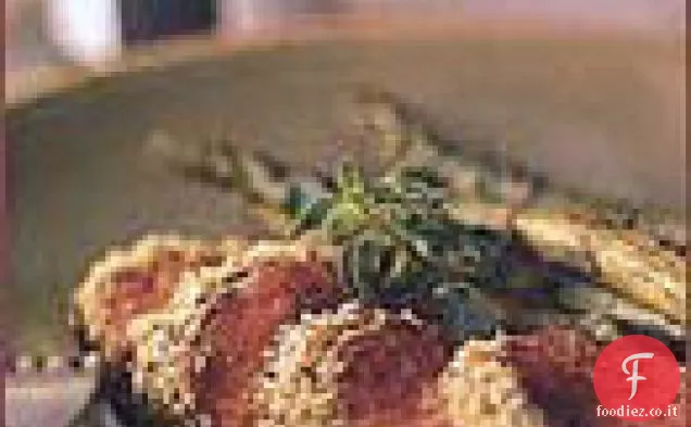 Lombi di agnello con briciole di senape