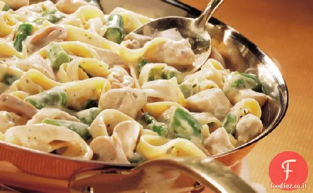 Asparagi-Fettuccine di Pollo di Digione