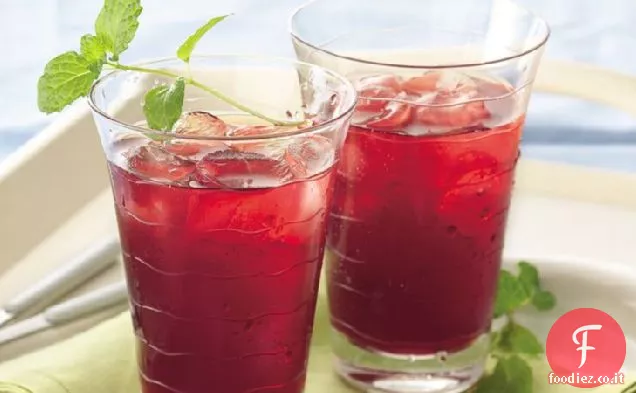 Cranberry-Menta Tè freddo
