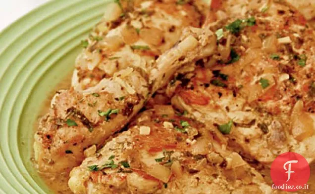 Fricassea di pollo alla senape di Digione