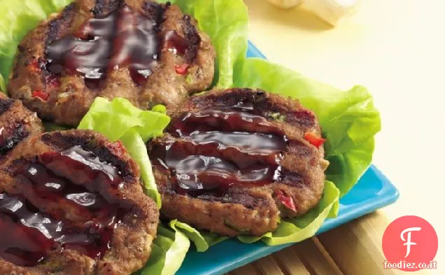 Tortini di tacchino asiatico alla griglia