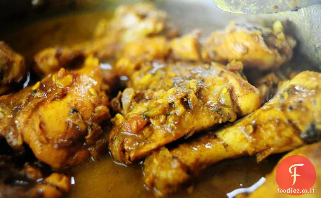 Curry di pollo trinidadiano di Tom