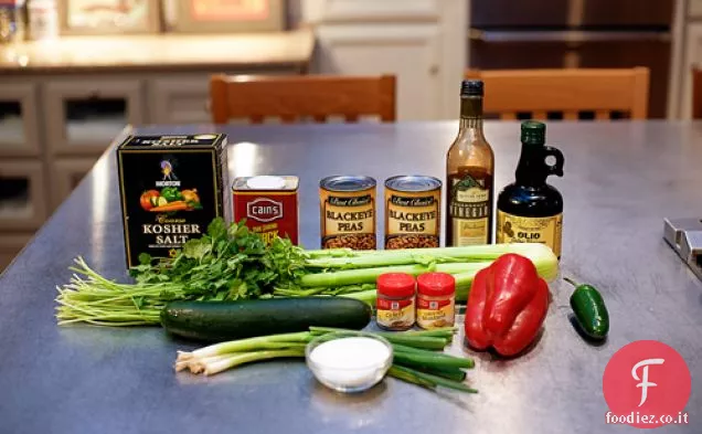Salsa di piselli dagli occhi neri