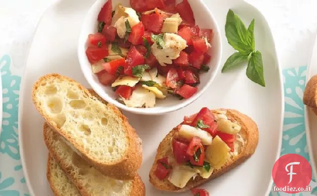 Crostini di Pomodoro e Carciofo