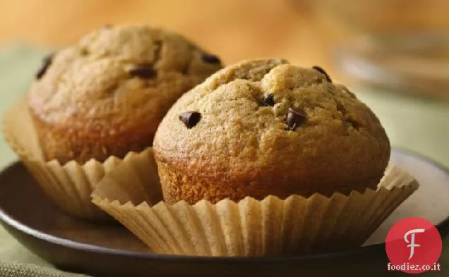 Muffin al cioccolato alla banana senza glutine