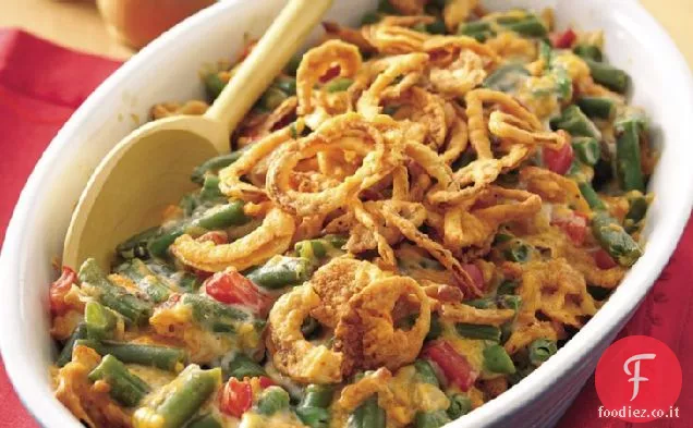Casseruola di fagioli verdi di formaggio