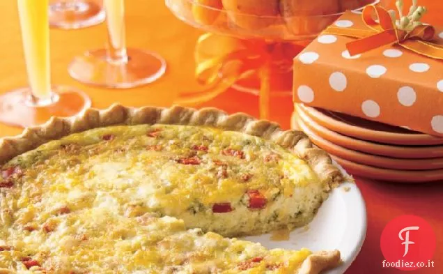 Provolone e Quiche al Pesto
