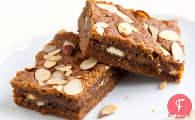 Barrette di biscotti all'albicocca e zenzero