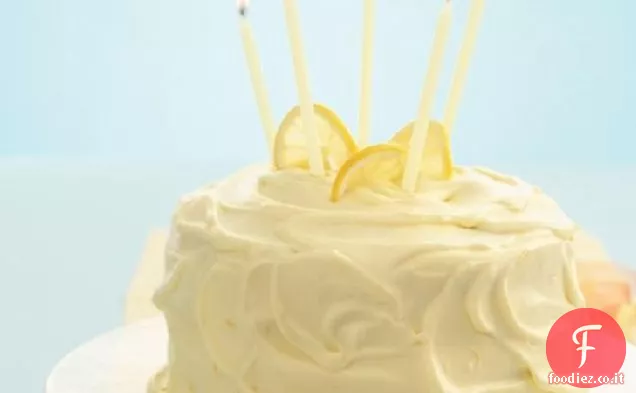 Torta di mousse al limone