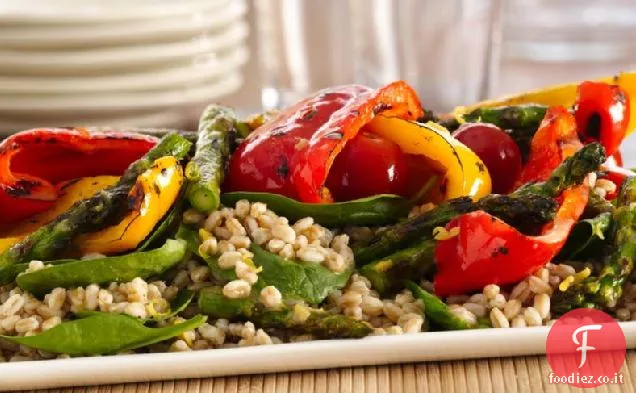 Insalata di Farro di verdure alla griglia