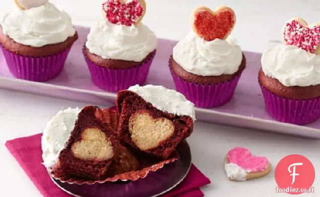 Sorpresa-All'interno di San Valentino Cupcakes