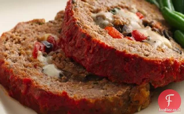 Polpettone ripieno di formaggio italiano