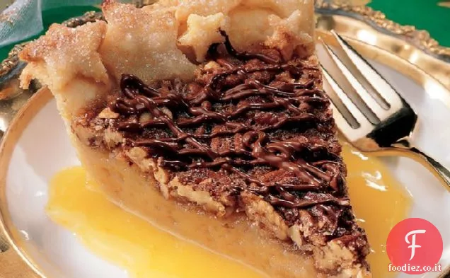 Torta all'arancia e noci pecan