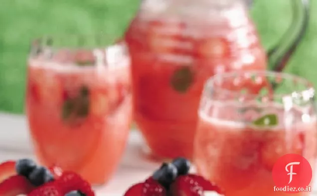Raffreddatore alla fragola e menta