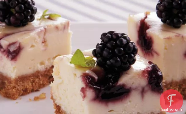 Morsi di Cheesecake alla mora