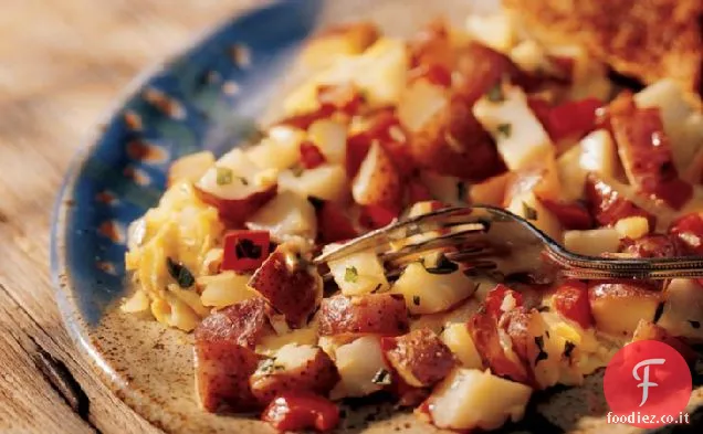 Basil-Scramble vegetale (Cottura per 2)
