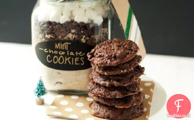 Biscotti al cioccolato alla menta