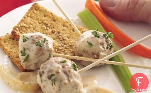 Polpette di aglio e cipolla arrostite cremose
