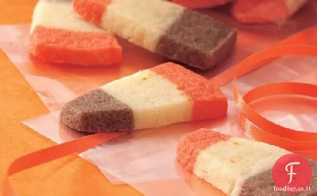 Biscotti frigorifero a strisce autunnali