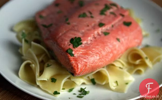 Cena stasera: salmone in camicia poco profondo
