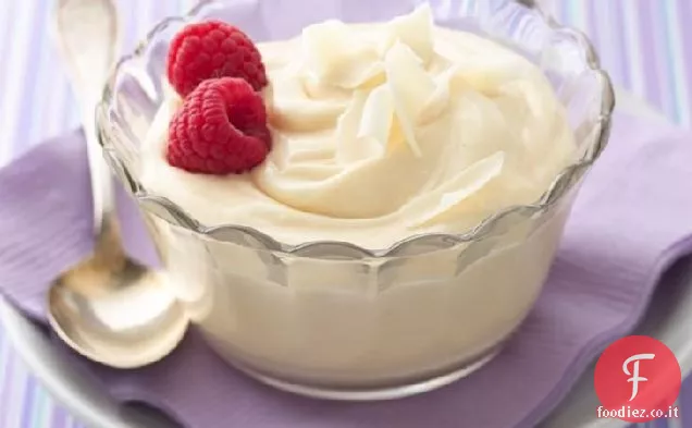 Mousse al cioccolato bianco di 10 minuti