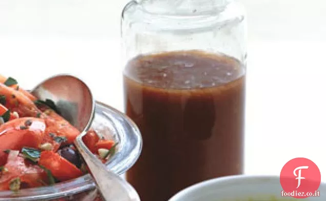 Salsa di bistecca all'aglio e balsamico arrosto