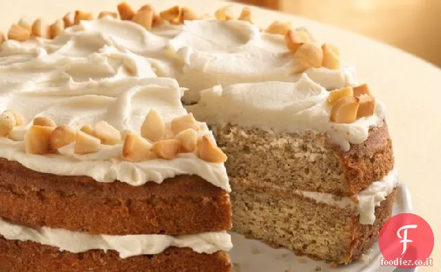 Torta di banana-Zenzero-Macadamia