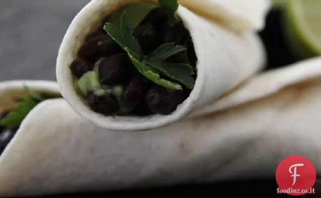 Skinny fagiolo nero-Avocado Avvolge