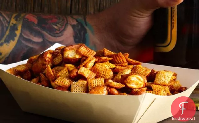 Dolce e piccante Birra Noci Chex Mix