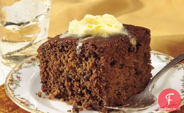 Gingerbread al cioccolato con salsa dura all'arancia